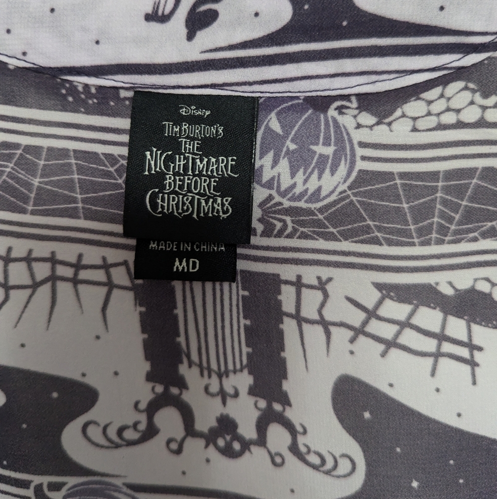 Nightmare before Christmas kimono with fringe - Picture 3 of 4